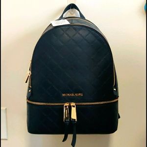 Michael Kors Rhea Medium Leather Backpack